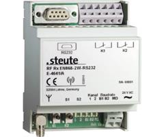 90590008 Steute  Radio Receiver RF Rx EN868-2-2W 24vAC/DC IP20 v=-15%>+10% 2-Ch. Relay (RS-232)
